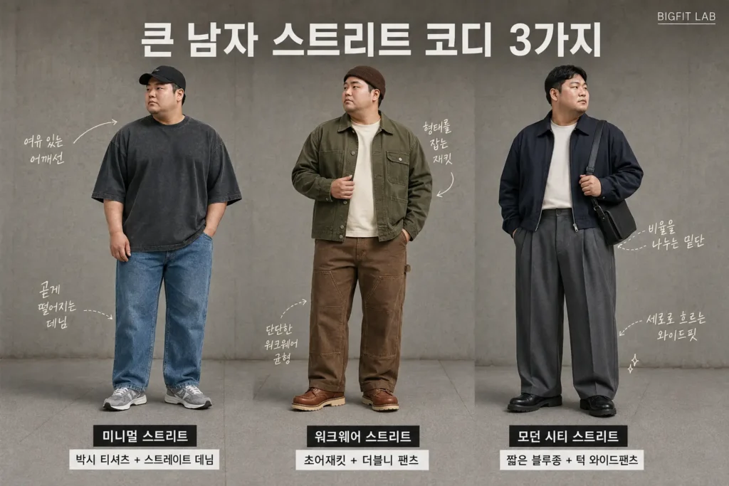미니멀 워크웨어 모던 시티 스트릿 코디 비교