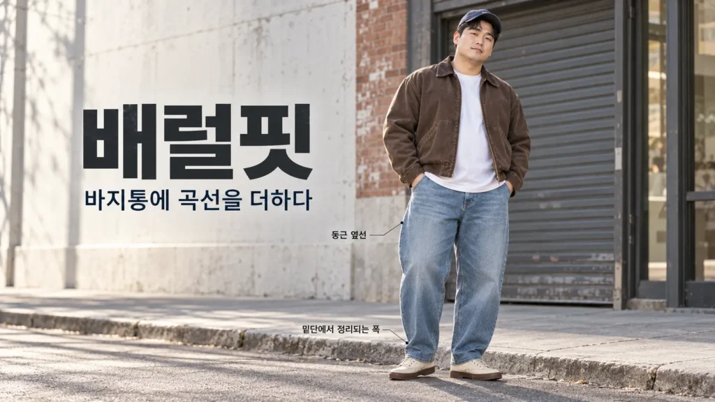도시 스트리트 배럴핏 데님 스타일