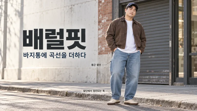 도시 스트리트 배럴핏 데님 스타일